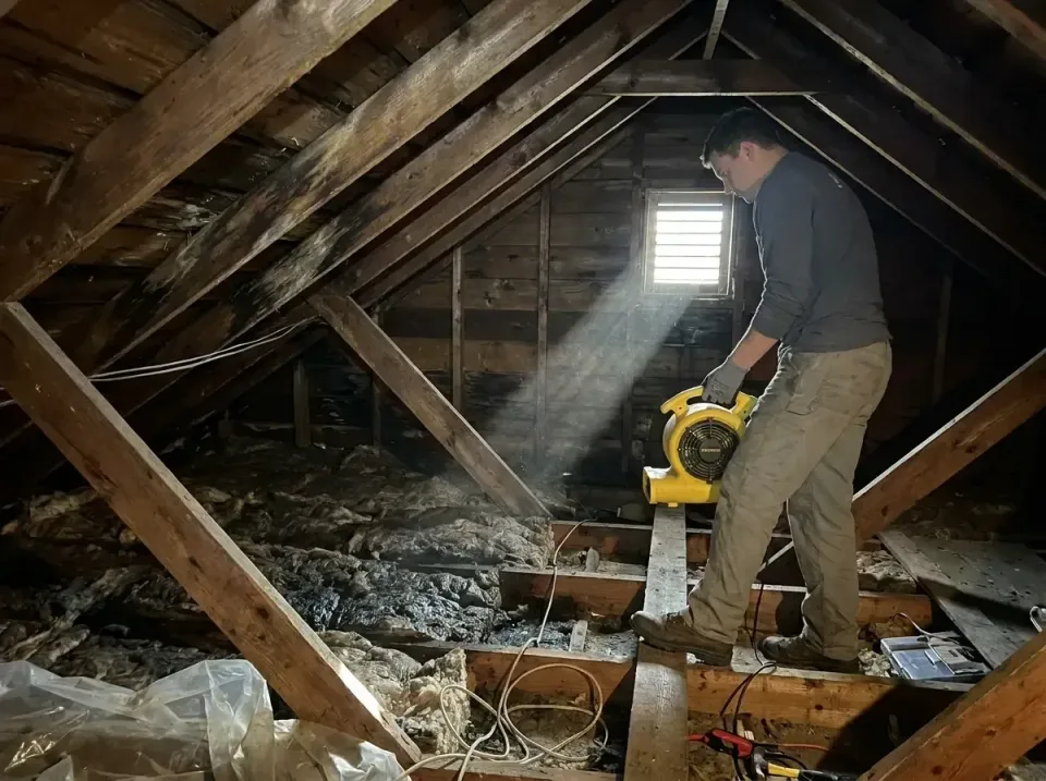 attic-water-damage-drying-proc-007 — frequently asked questions, Emergency Water Extraction & 24/7 Flood Response in Mount C…